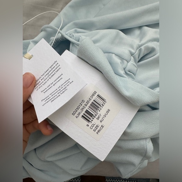 Significant Other Alma Long Sleeve Dress in dreamy Sky Blue - Picture 7 of 10